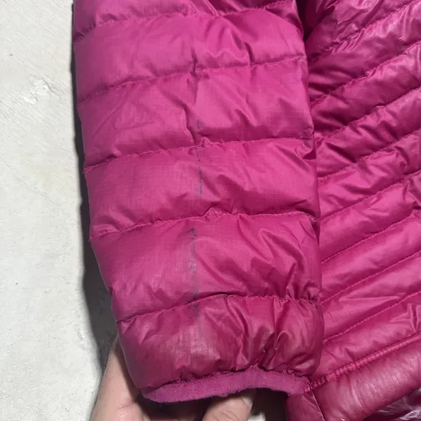 Patagonia Jacket Women's L Pink Down Sweater Hoody Hoodie Zip Up Lightweight - Image 9