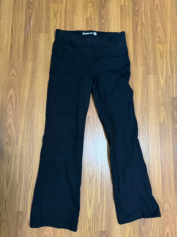 Betabrand Classic Dress Pant Yoga Pant Black Size MP. - Image 2