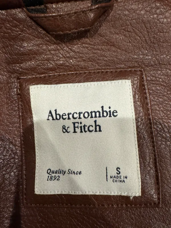 Abercrombie Teddy Leather Jacket - Image 6