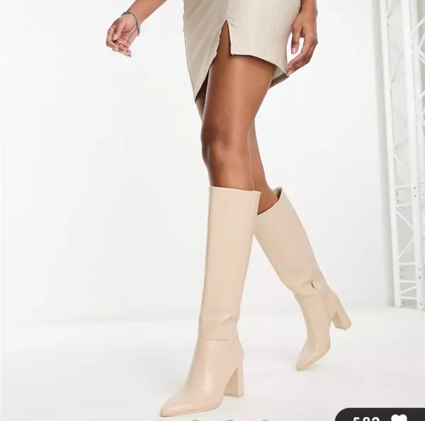 Glamorous Heeled Boot, Size 8 - Image 5