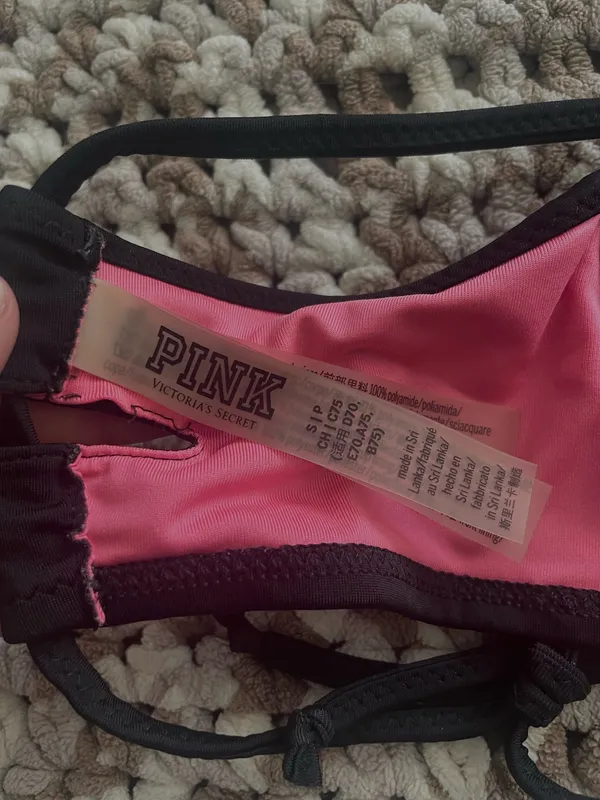 Black Bikini PINK Victoria's Secret - Image 5