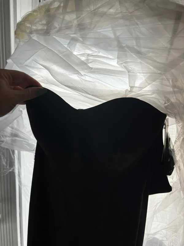 Strapless Black Dress Maxi Size XS - Image 6