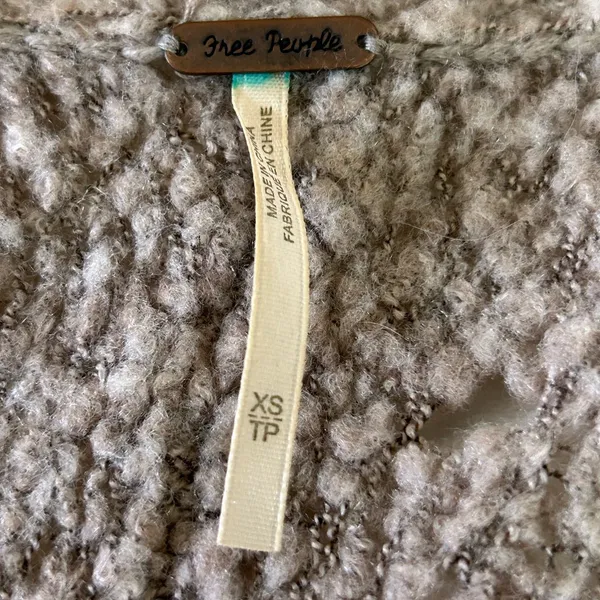 FREE PEOPLE FALL FRIEND CARDI CARDIGAN~OVERSIZED MARLED KNIT SWEATER.Size XS. - Image 10