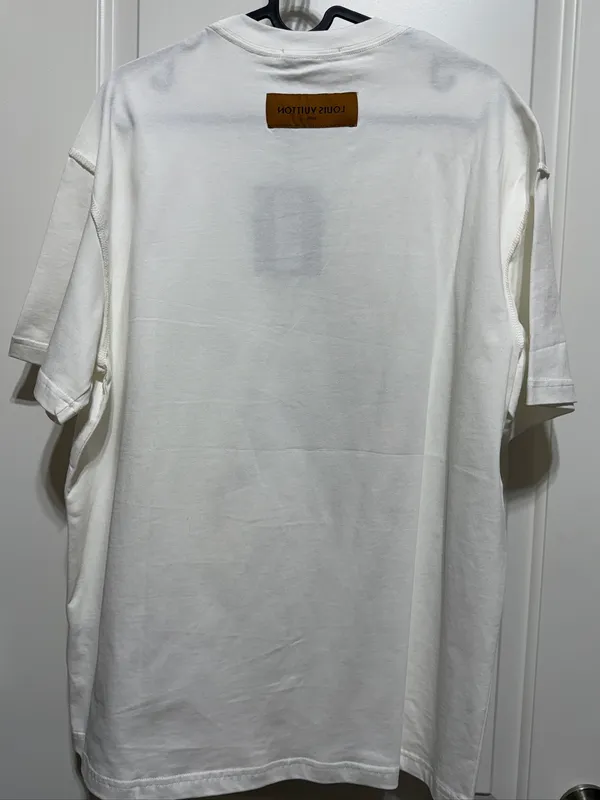 Brand tshirt white men M Size M - Image 4