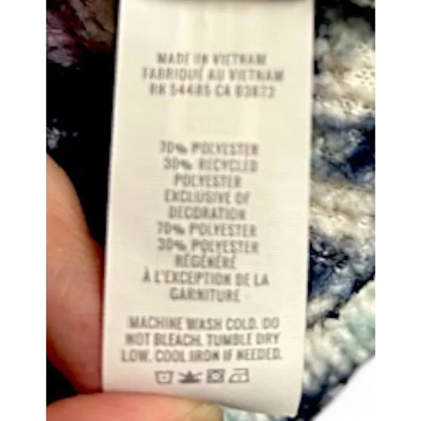 Aerie Sherpa Sweatshirt XS Polar Chic Nordic Print Cabincore‎ Chalet Ski Resort - Image 5