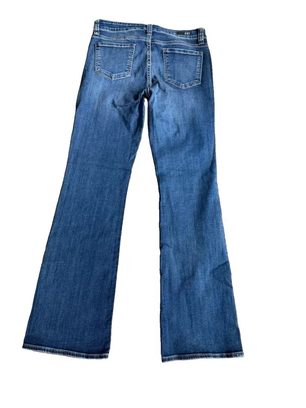 KUT from the Kloth Womens Natalie Bootcut Jeans medium Wash Denim Size 10 - Image 2