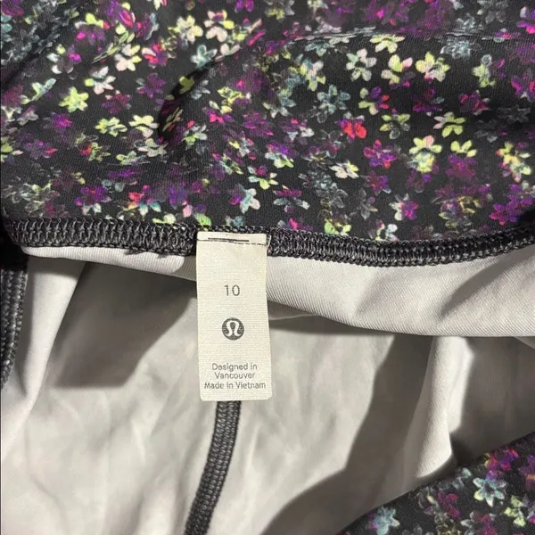 Lululemon Wunder Under Legging High Rise Tight 24.5" Luxtreme Fleur Motion Sz 10 - Image 4