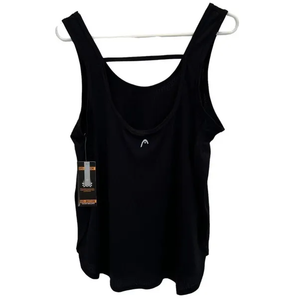 Head Womens L Tank Top Dri Motion Moisture Management Slim Performance Athletic - Image 2