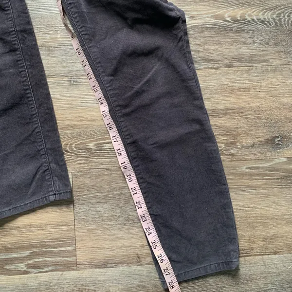 Pilcro and the Letterpress Gray Straight Leg Corduroy Pants 29 - Image 5