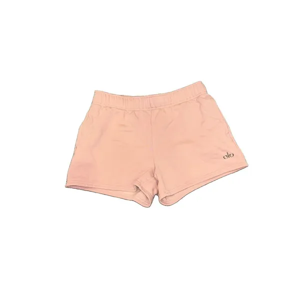 Alo Yoga Accolade Shorts Vintage Pink M Limited Edition Athleisure Cozy - Image 3