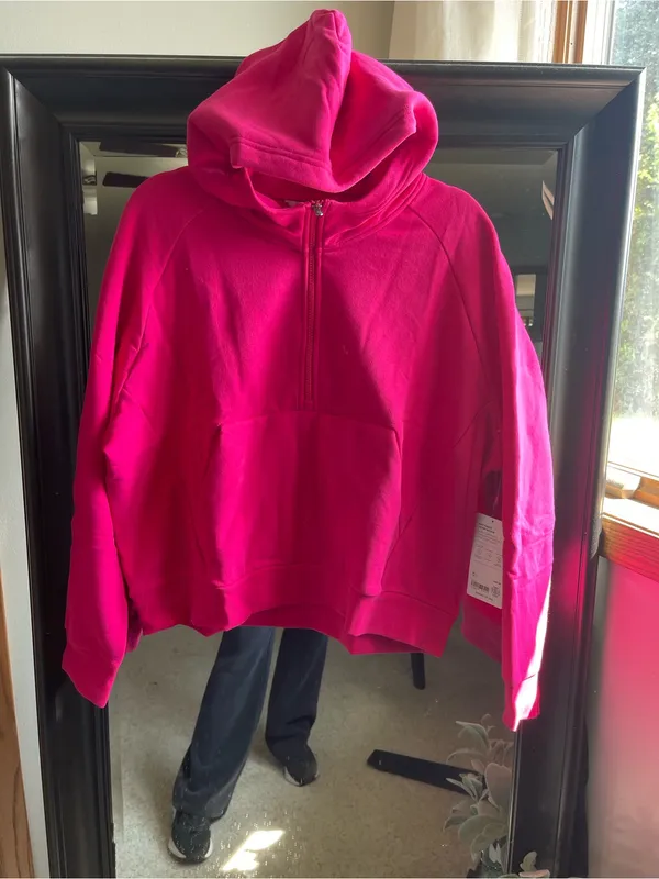 Athleta Forever Fleece 1/2 Zip Hoodie - Image 2