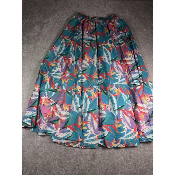 rachel roy vibrant tropical-print maxi skirt - Image 3