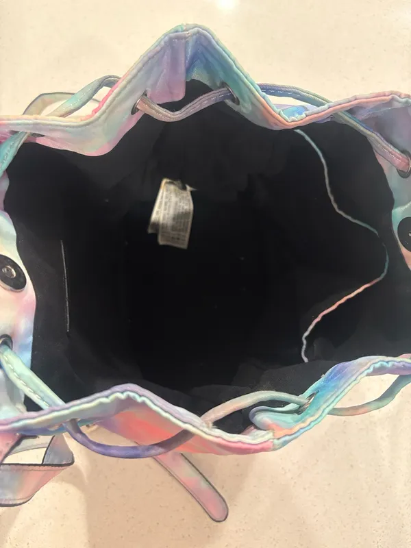 Tye dye drawstring backpack Multiple - Image 3