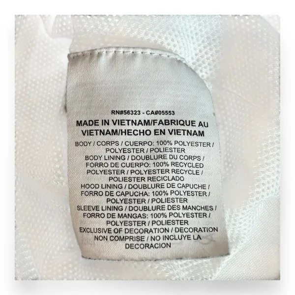 Vintage Nike The Windrunner White Hooded Lightweight‎ Jacket Women's S - Image 4