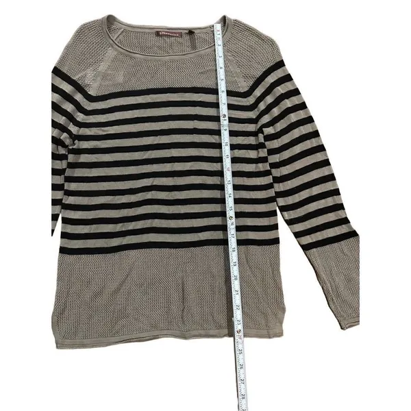 525 America black & light brown‎ knit sweater sz small - Image 4