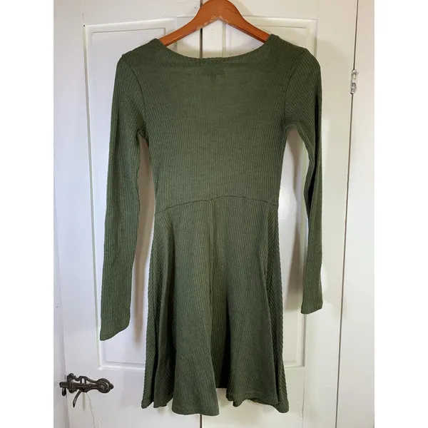 Angie Ribbed Knit Long Sleeve Dress Size Small Punk Grunge‎ Skater Alternative - Image 4