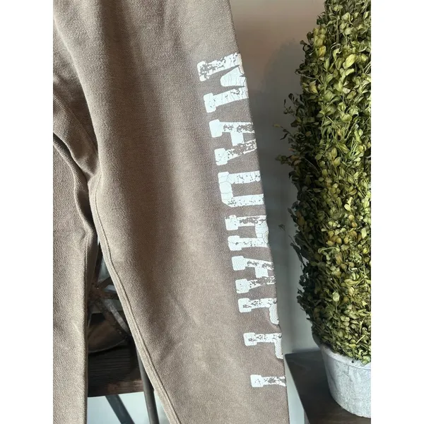 Madhappy Campus Universal Sweatpant Sand Tan Brown Womens Size Small - Image 5