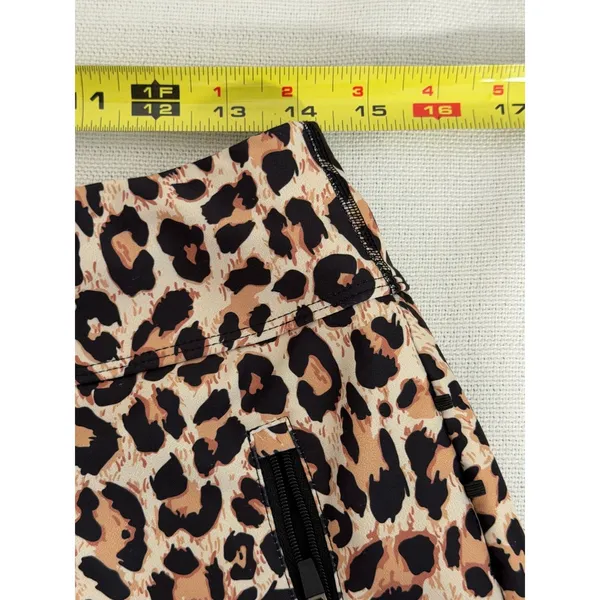 LouKeith‎ Leopard Print Women's Skort size large Black - Image 7