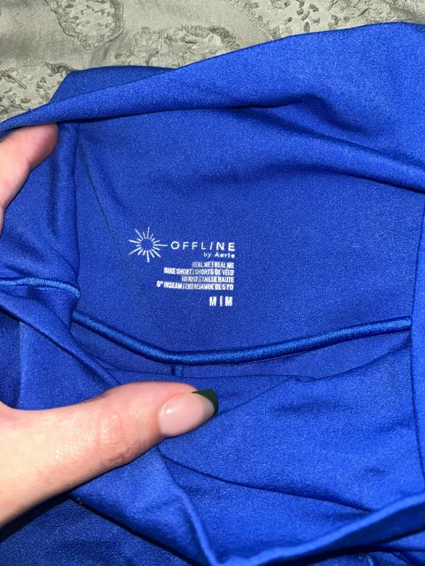 OFFLINE by Aerie Crossover High-Waisted Bike Shorts - Image 2