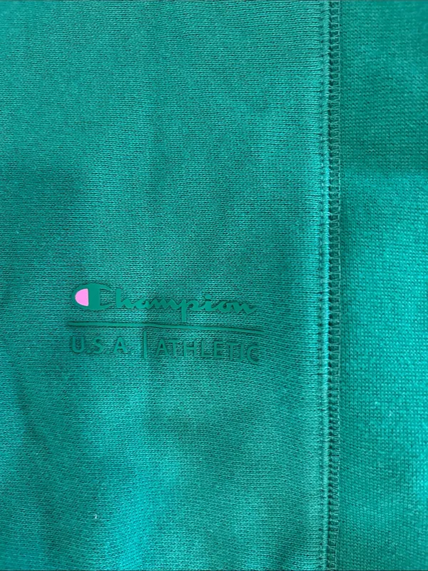 Champion iconic crew Verdant Green Sweatshirt, Fleece Women’s size Small, NWT - Image 6