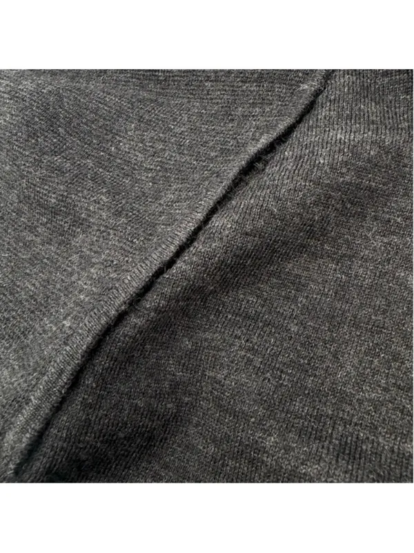 Eileen Fisher Charcoal Italian Merino Wool Open Cardigan SP - Image 9