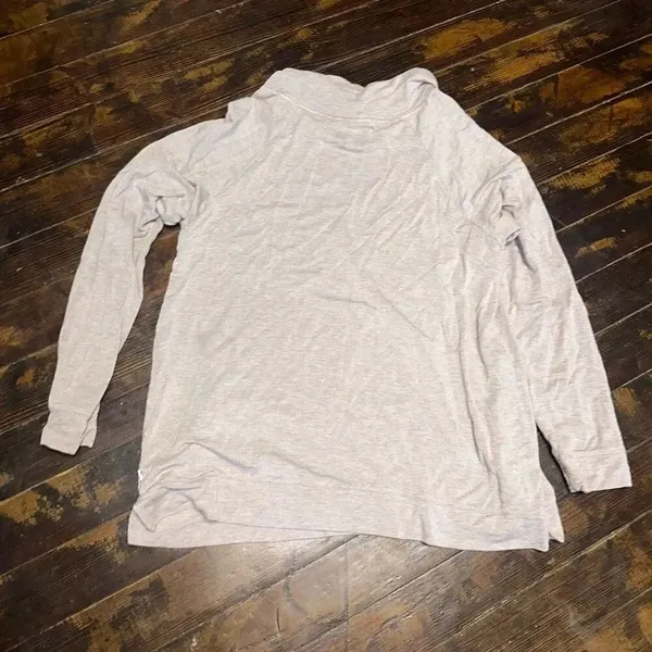 Ugg beige cowl neck cozy loungewear pullover sweatshirt - Image 3