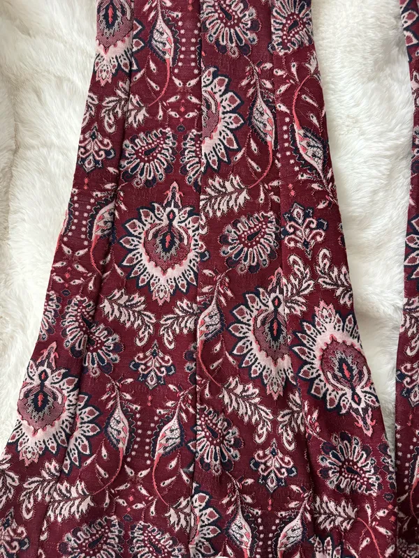 Anthropologie Patterned Bell Bottom Pants - Image 2