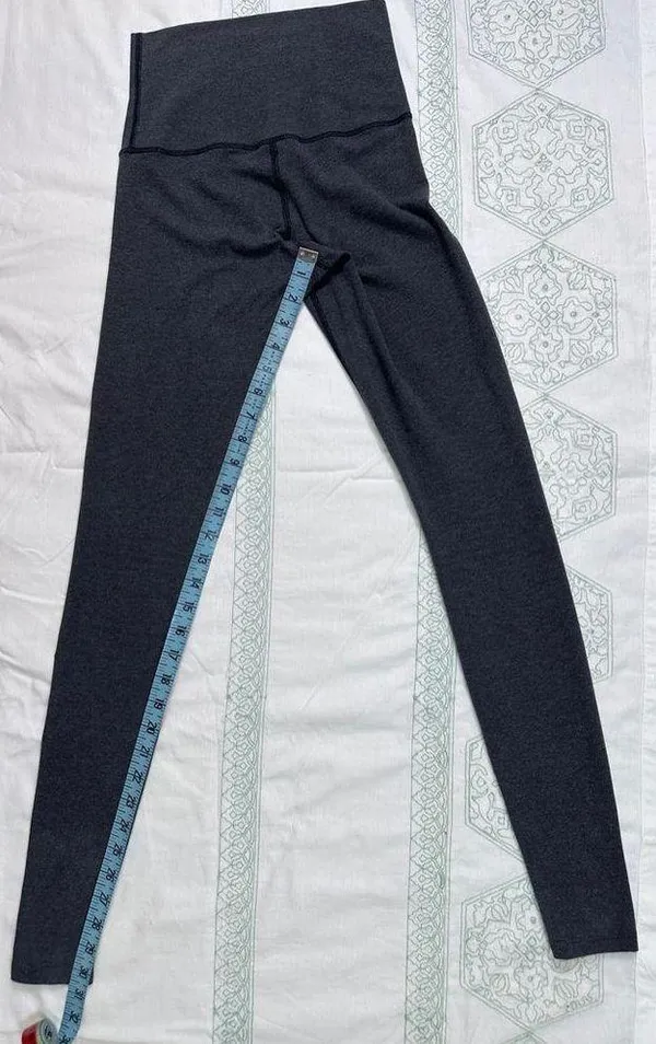 Lululemon Vintage Wunder Under Pant (Roll Down) - Heathered Black - 2 - Image 13