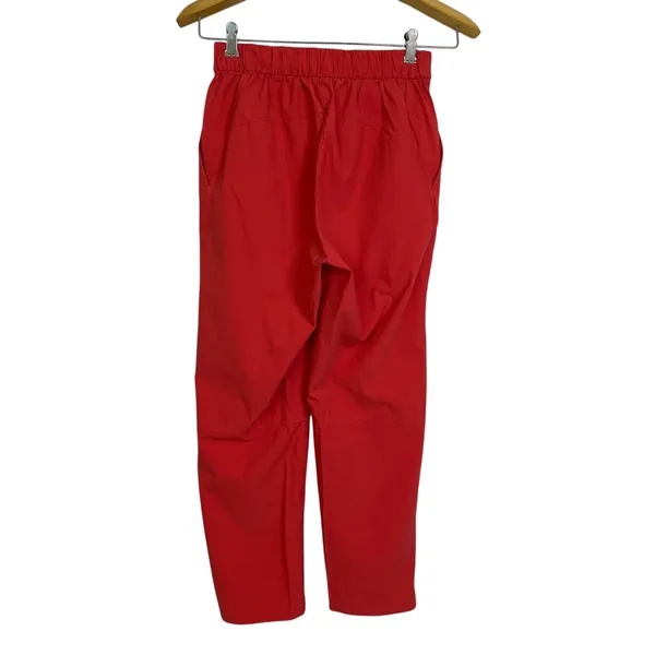 Lululemon Your True Trouser Pants Womens Size 4 Red Pull On Crop Stretch 24" - Image 2