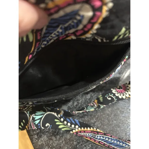 Vera Bradley Quilted Crossbody Purse Bandana Swirl Pattern Shoulder Bag Tote - Image 5