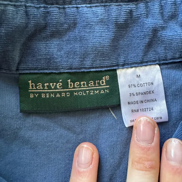 Vintage Benard Holtzman Western Corduroy Shirt - Image 4