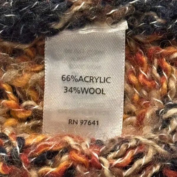 J Jill Cardigan Wool Blend Southwestern Aztec Boho Artisan Cozy Rustic Fall S - Image 5