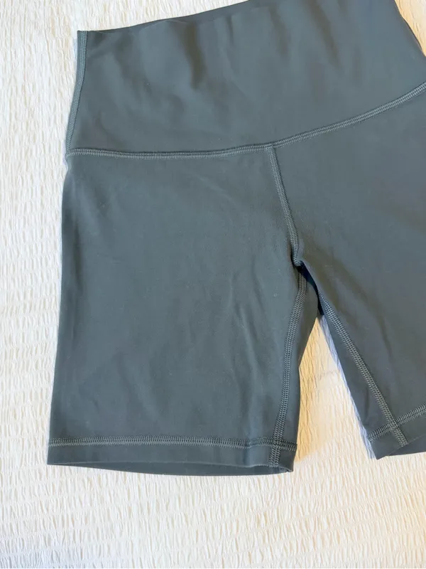 Lululemon Align High-Rise Short 6" *Grey Sage - Size 4 (Buttery Soft Nulu) - Image 2