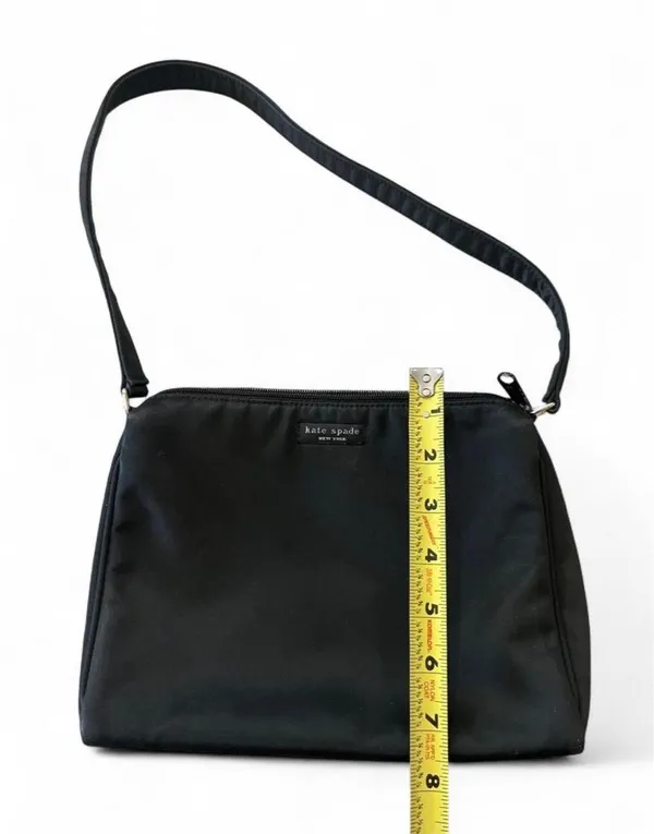 Vintage Kate Spade Black Nylon Shoulder Bag - Image 4