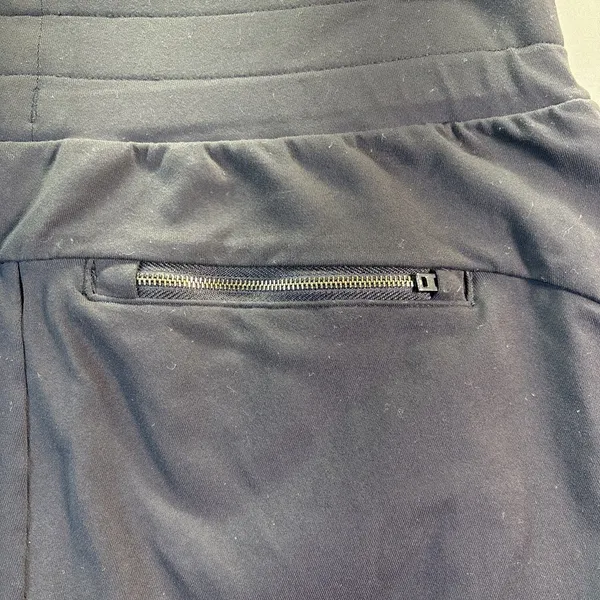 Athleta Women Black Metro Downtown Pull On Pants Joggers travel Size Small Tall - Image 7