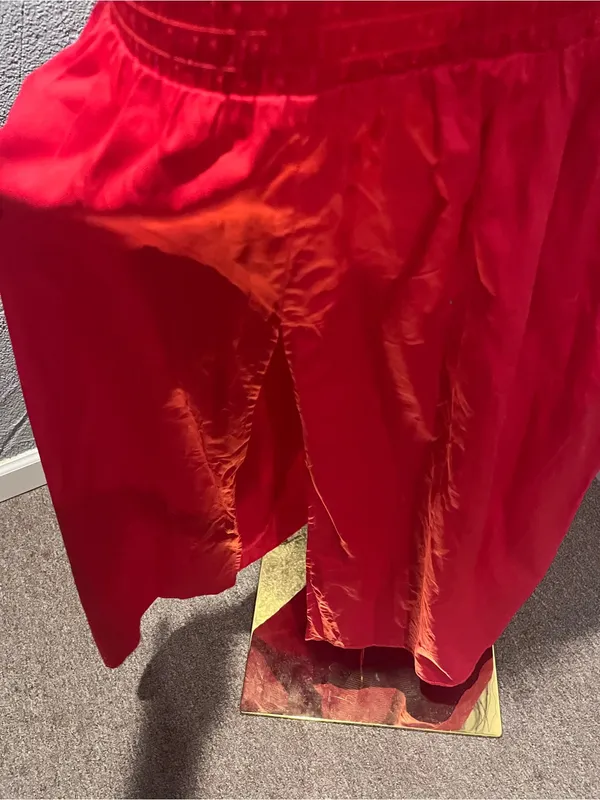 🌺New Wild Fable Red Drop Waist Maxi Skirt Size X-Small🌺 - Image 4