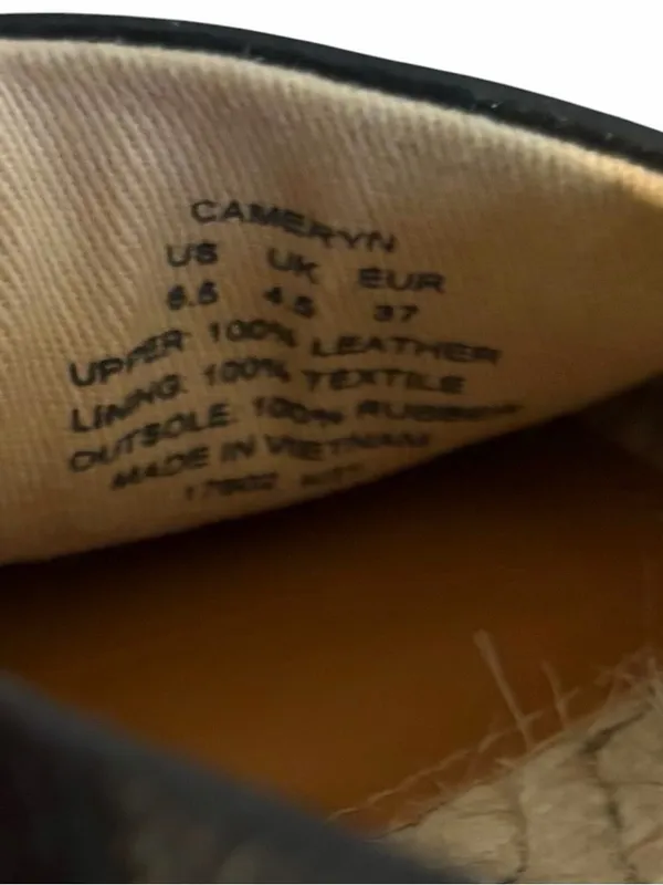 Ralph Lauren Black Leather Espadrille Slip-Ons with Natural Raffia Toe NWOT 6.5 - Image 9