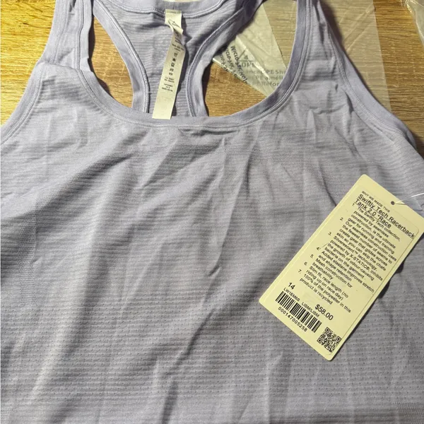 Lululemon Athletica Lavender Racerback Tank - Image 3