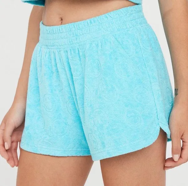 Aerie blue terry smile shorts - Image 4