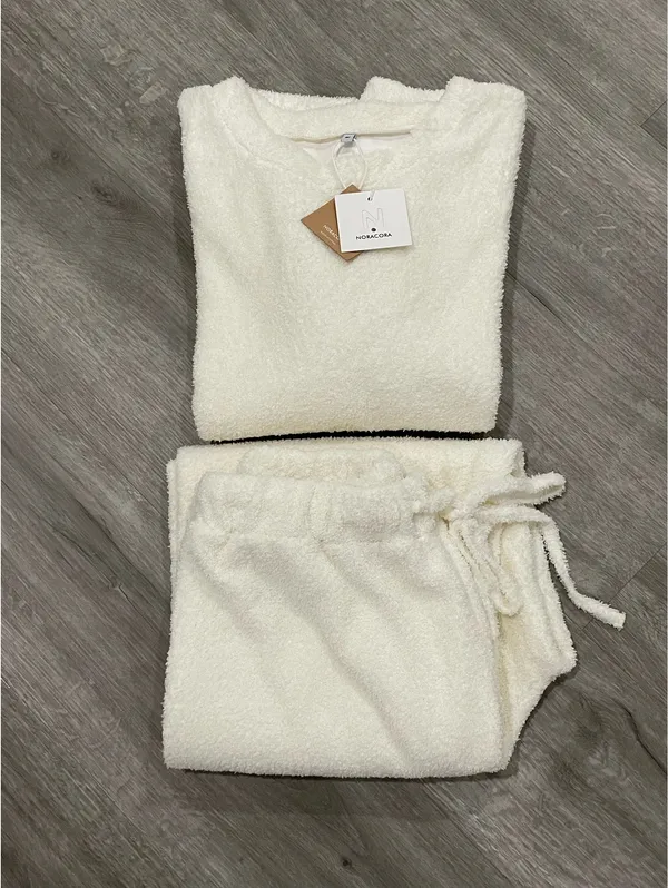 Fuzzy Fleece 2pc Matching Lounge Set Size M - Image 6