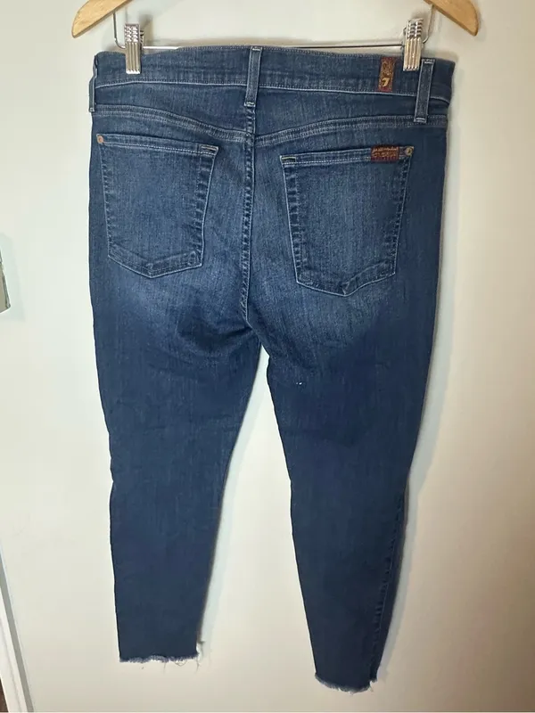 7 for All Mankind Gwenevere ankle jeans blue 32 - Image 4