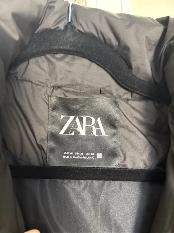 Zara water repellent puffer jacket - Image 7