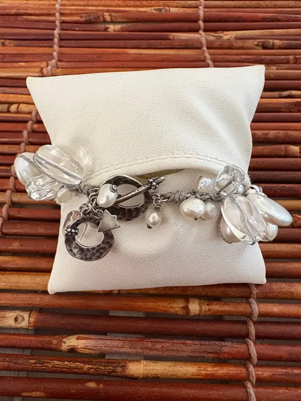 Silpada Effervescence Bracelet Pearl Quartz - Image 2