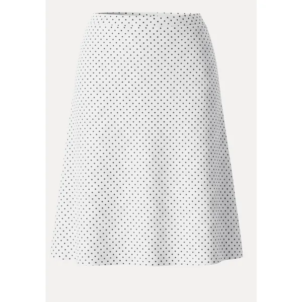 OGL Women Size XS Black White Polka Dot Skirt A-Line Flare Cotton Casual Retro - Image 2