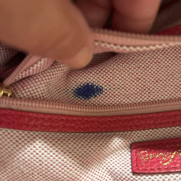 Dooney & Bourke Fuchsia Pebbled Leather Shoulder Hobo Bag with Silver Hardware - Image 10