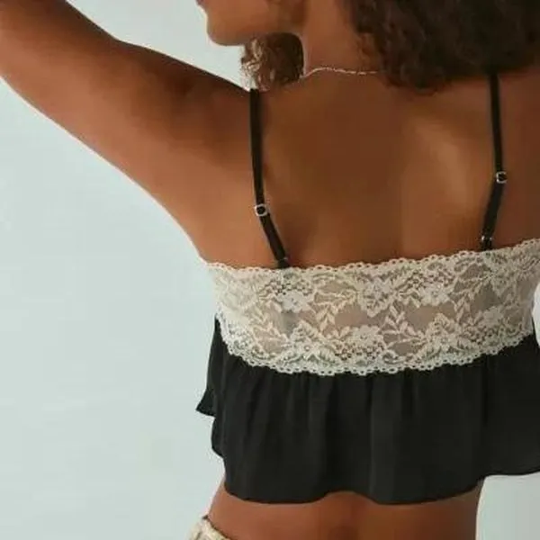 Urban Outfitters ( Out From Under) Juno Satin Crop Top - Image 3