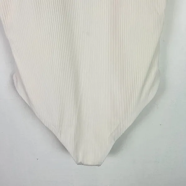 NWT Andie Swim The Asbury Rib One Piece Swimsuit Coconut Size Medium M $115 NEW - Image 4