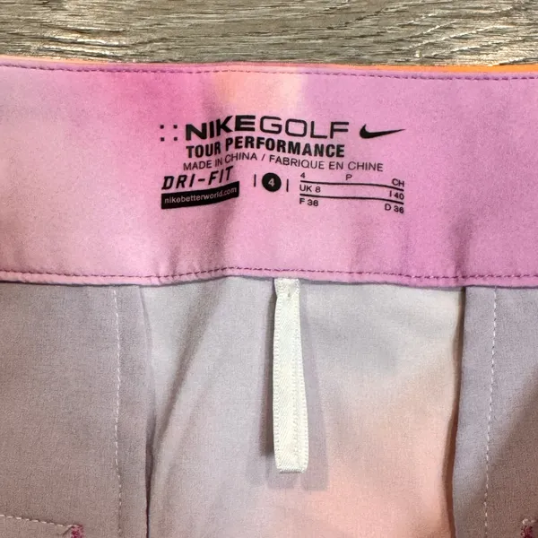 Nike Golf Womens Tie Dye Athletic Skirt Size‎ 4 Small Dri-Fit Purple Orange - Image 3