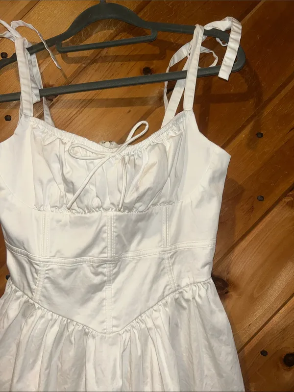 For love & lemons Jessie white corset mini dress - Image 6