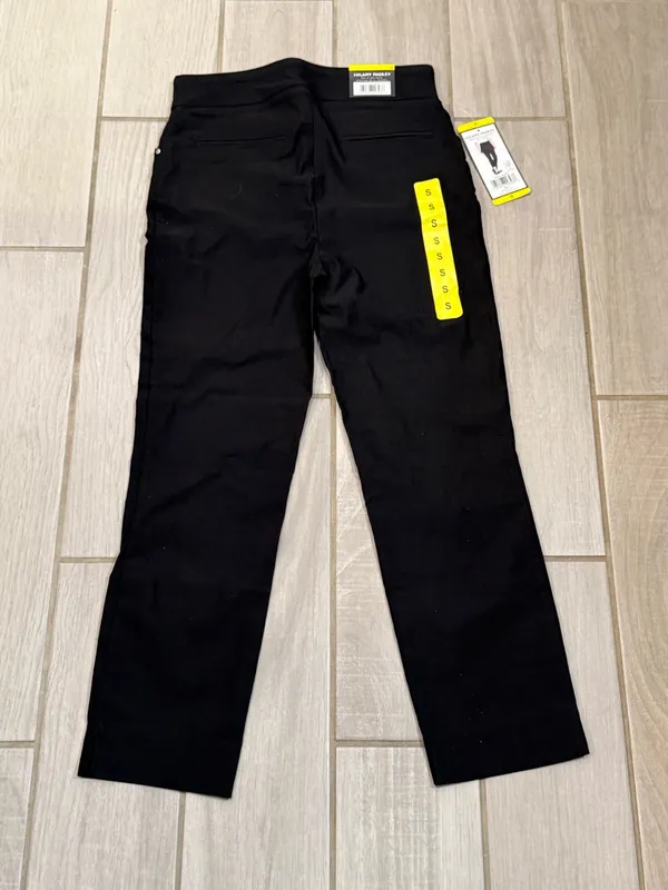 Hilary Radley Black Ankle-Length Tummy Control Pants - Image 8